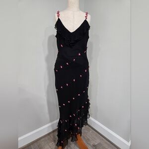 Like New ICE Silk Bias Cut Slip Dress sz 10